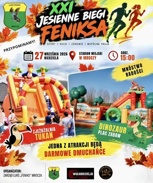 XXI Jesienne Biegi Feniksa w Mroczy – sport i atrakcje dla dzieci