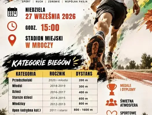 XXI Jesienne Biegi Feniksa w Mroczy – sprawdź harmonogram i zapisy