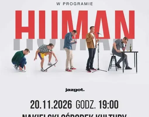Błażej Krajewski wystąpi w Nakle nad Notecią z programem „HUMAN”