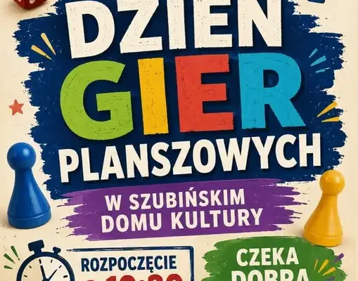 Światowy Dzień Gier Planszowych w Szubińskim Domu Kultury