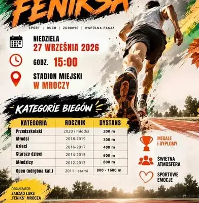 XXI Jesienne Biegi Feniksa w Mroczy – sportowe święto już 27 września