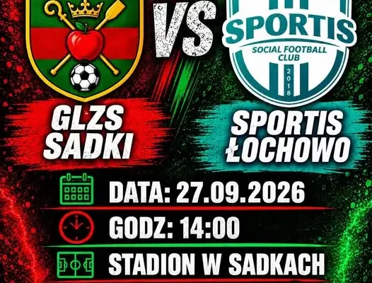 GLZS Sadki podejmie lidera. Sportis Łochowo z kompletem zwycięstw