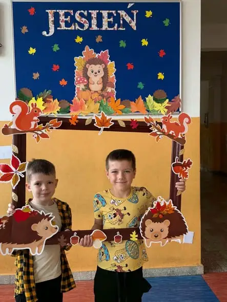 Jesienne barwy zawitały do szkolnych klas 1–3