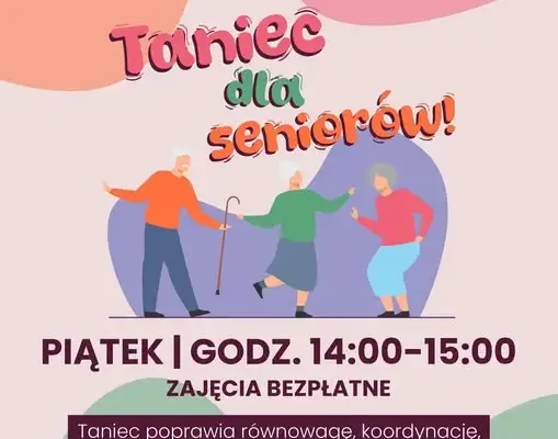 Nakielski Ośrodek Kultury zaprasza seniorów na bezpłatne zajęcia taneczne