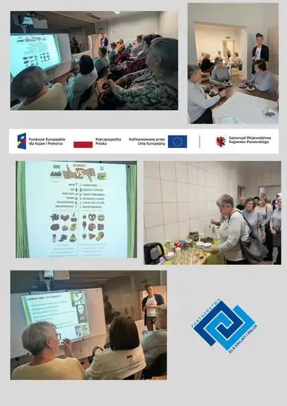 Seniorki z Dębowa na warsztatach zdrowego gotowania w Minikowie