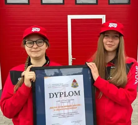 Młodzieżowa Drużyna Pożarnicza z Sadków nagrodzona w Bydgoszczy
