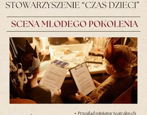 II Międzypowiatowy Festiwal Miniatur Teatralnych w Kcyni – zgłoszenia do 1 listopada
