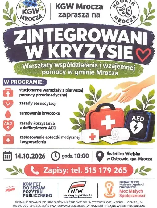 Bezpłatne warsztaty pierwszej pomocy w Ostrowie – już 14 października