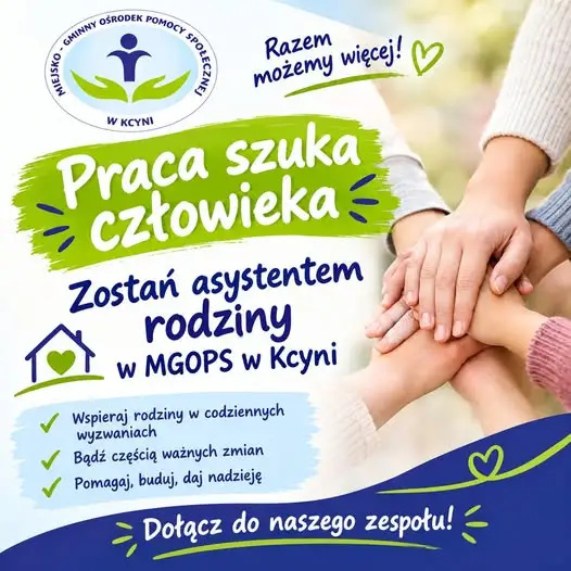 MGOPS w Kcyni szuka asystenta rodziny – trwa nabór
