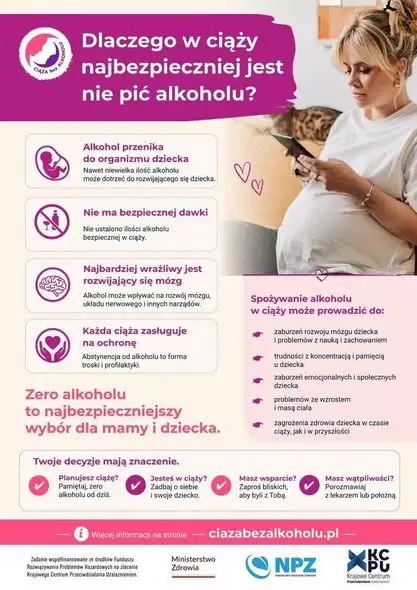 Gmina Mrocza włącza się w kampanię „Ciąża bez alkoholu”