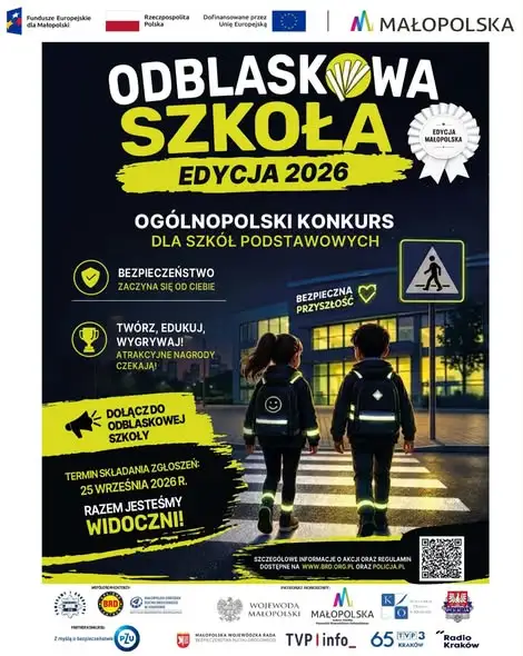 Konkurs plastyczny na projekt odblasku – „Odblaskowa Szkoła” 2026