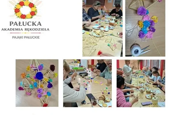 Pałucka Akademia Rękodzieła: w Chomętowie powstał imponujący pająk ludowy