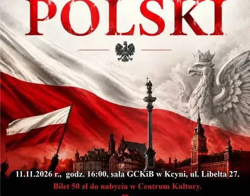 Koncert patriotyczny „Z miłości do Polski” w Kcyni – 11 listopada 2026