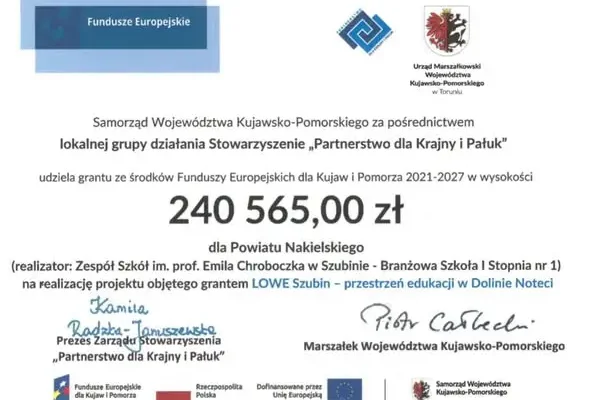 Ponad 1,4 mln zł na edukację dorosłych. Szubin i pięć innych szkół z grantami na LOWE