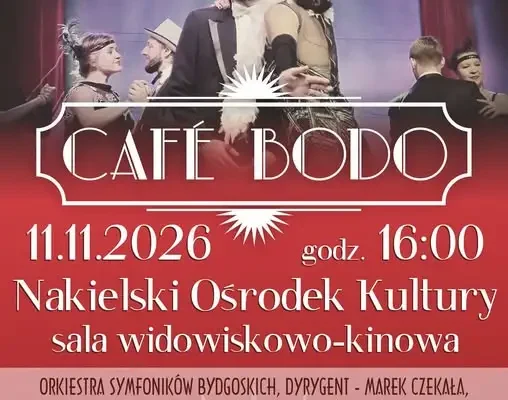 Koncert „Café Bodo” w Nakle nad Notecią – muzyczna podróż do dwudziestolecia międzywojennego