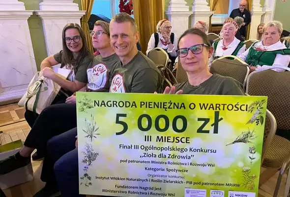 KGW Małe Rudy z 3. miejscem w Polsce w konkursie „Zioła dla Zdrowia”