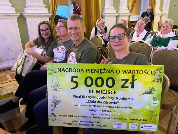KGW Małe Rudy z 3. miejscem w Polsce w konkursie „Zioła dla Zdrowia”