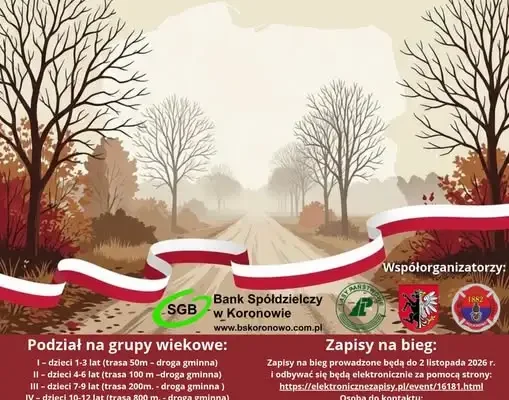 XVI Bieg Niepodległości w Mroczy – zapisy do 2 listopada